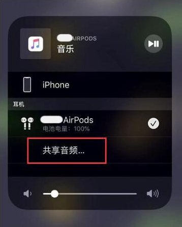 溆浦苹果14音频维修点分享iPhone14音频共享设置方法 