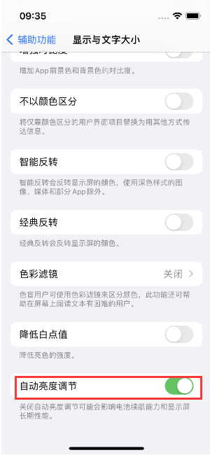 溆浦苹果15维修店分享iPhone 15 Pro系列屏幕亮度 