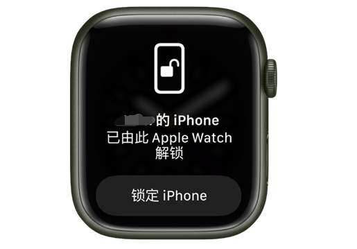 溆浦苹果手机维修分享用 AppleWatch 解锁配备面容 ID 的 iPhone方法 